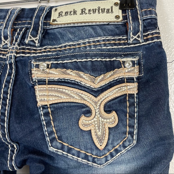 Rock Revival Sorrel Capri Jeans Size 24 - Picture 4 of 9